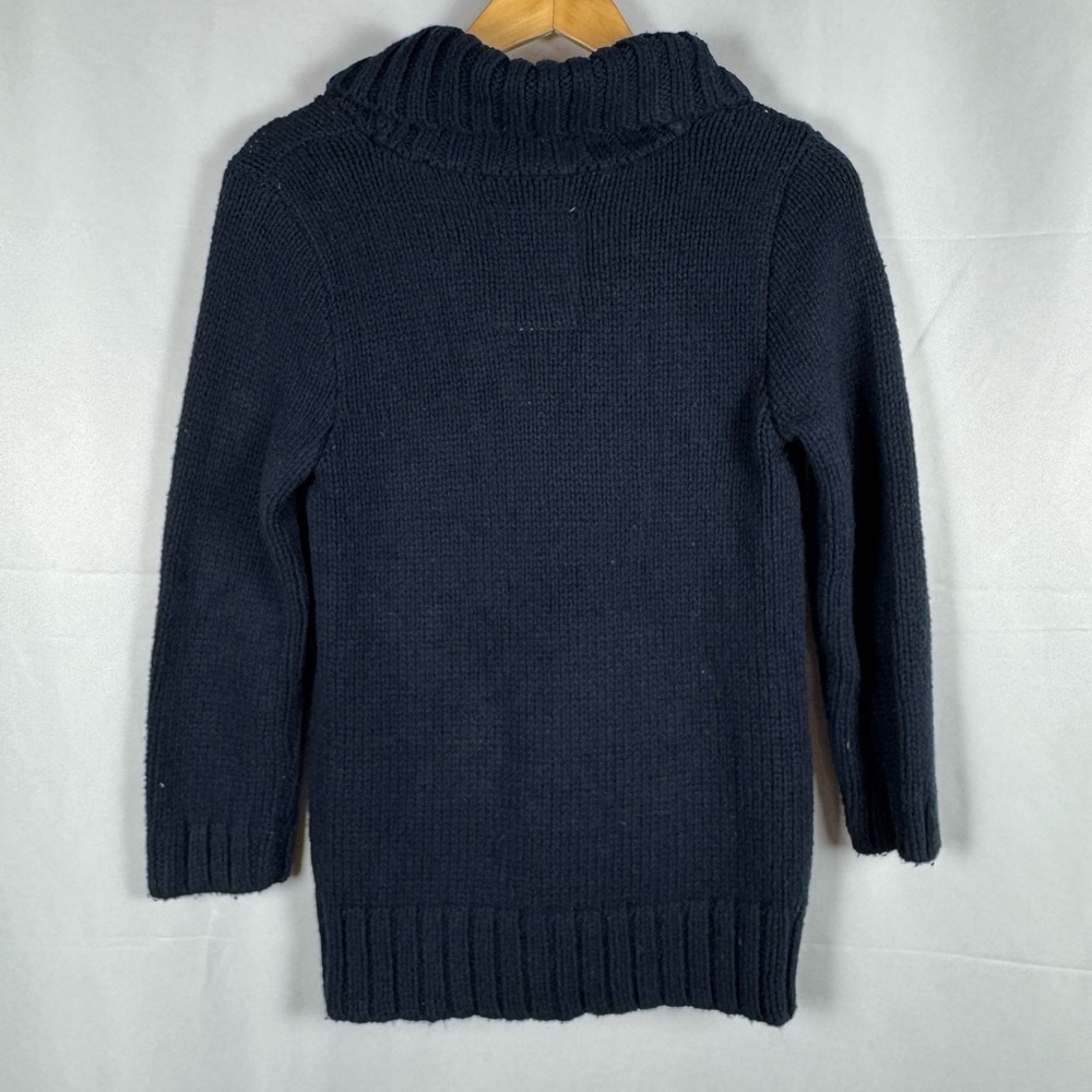 Hollister Boys Navy Cardigan NWT VTG Shawl Collar Holiday Party Grandpa Y2K Lg - Picture 7 of 11